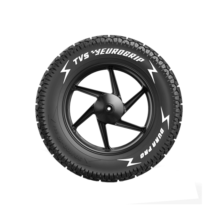 TVS Eurogrip Tyres 90 100 10 durapro TL St