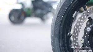 TVS Eurogrip Tyres bikewale review front tyre7